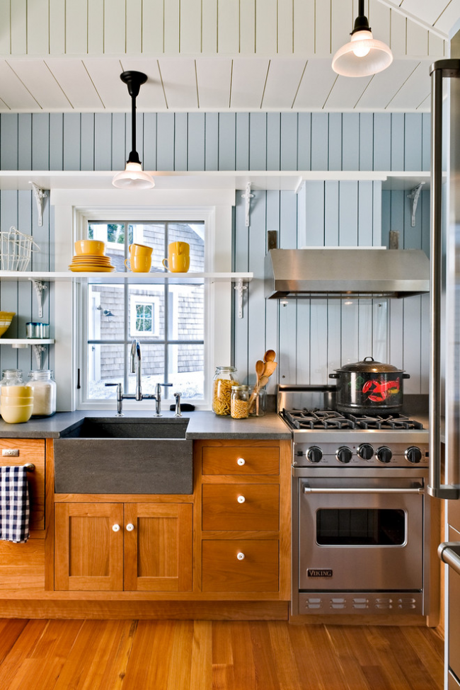 Кухня без верхніх шаф: 75+ функціональних інтерєрів для тих, хто втомився від кухонного класики