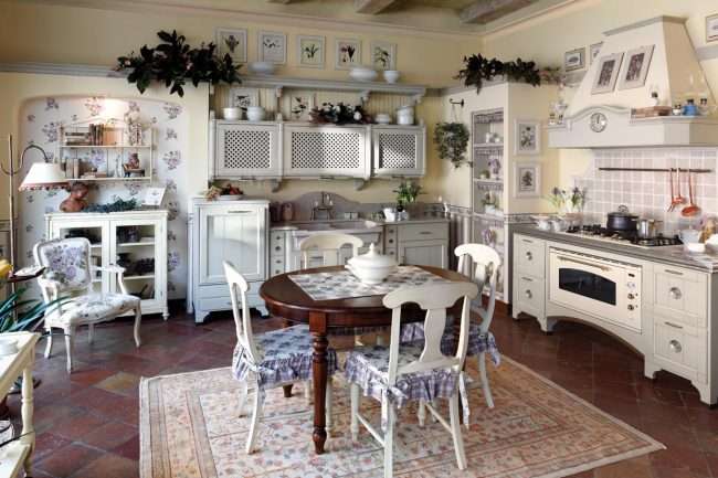Кухні в стилі кантрі і прованс: 85 елегантних і теплих рішень для цінителів затишку