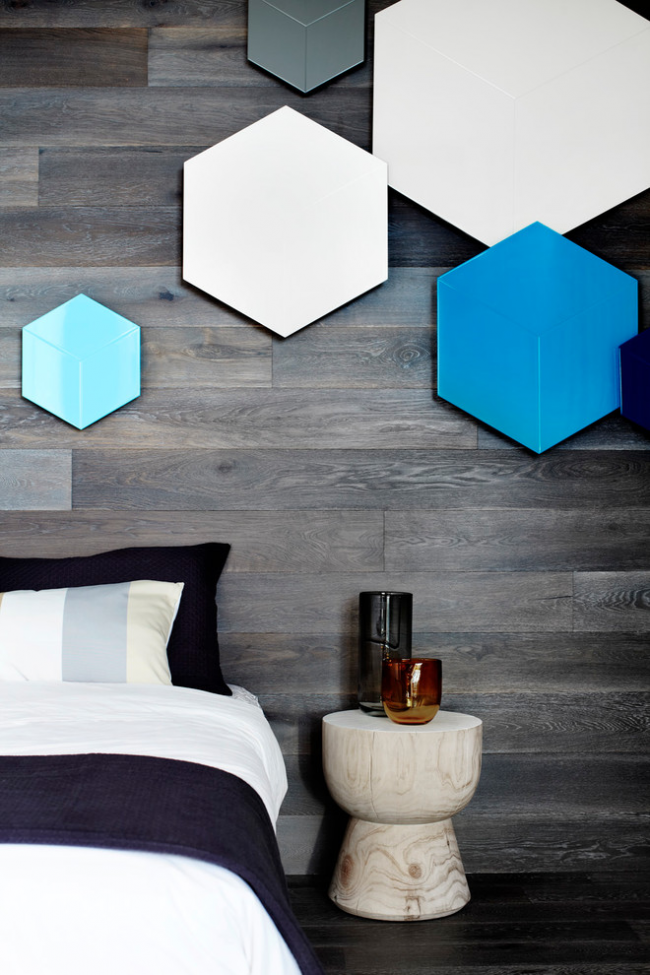 Ламінат на стіні у спальні: 80 затишних варіантів обробки для мінімалістичних інтерєрів