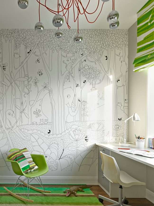 Маркерна фарба для стін: неосяжний простір для творчості і 65+ кращих варіантів виконання