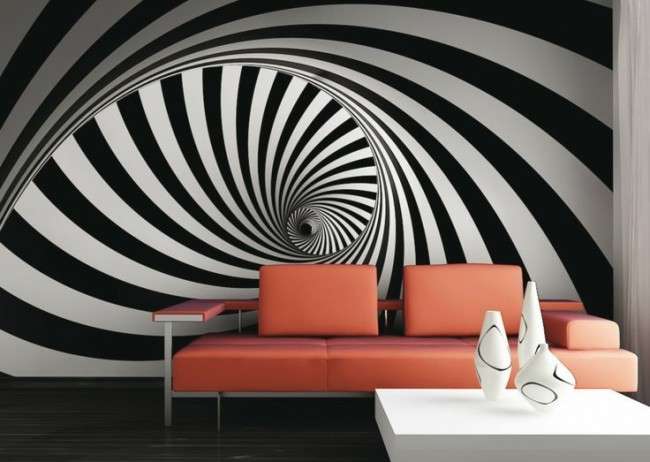 65+ ідей 3d шпалер на стіну в квартирі (фото)