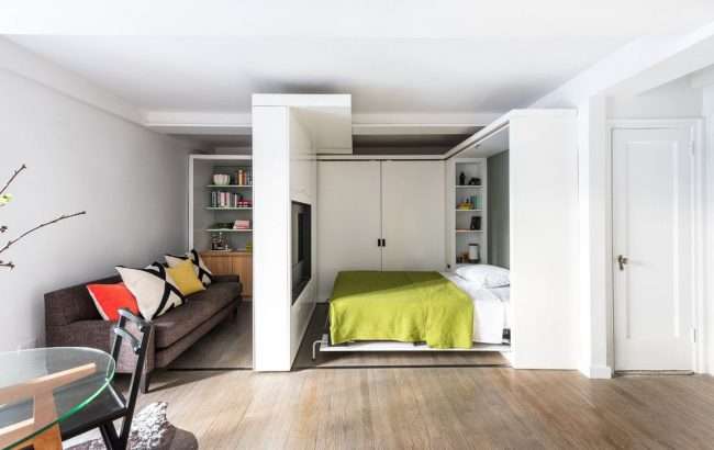 Дизайн-проект однокімнатної квартири: 85 елегантних рішень для оптимізації простору
