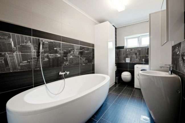Панно з плитки в ванну: вибір справжніх естетів і 80 витончених інтерєрних реалізацій