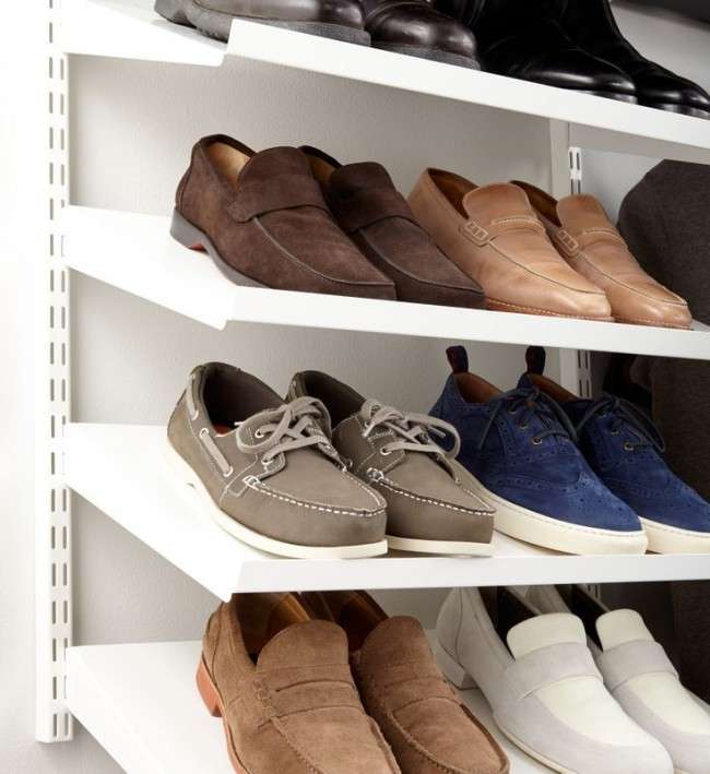 55 ідей як зберігати взуття в будинку: полиці, підставки, шафи