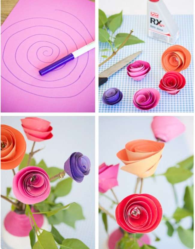 Як зробити троянду з паперу своїми руками: 4 прості техніки