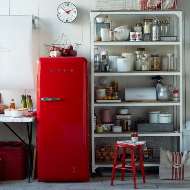 Кольорові холодильники: яскраві акценти проти сірої буденності на кухні