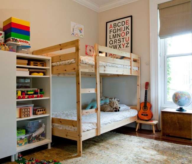 Дитяча двохярусна ліжко: як економити корисний простір для дитини