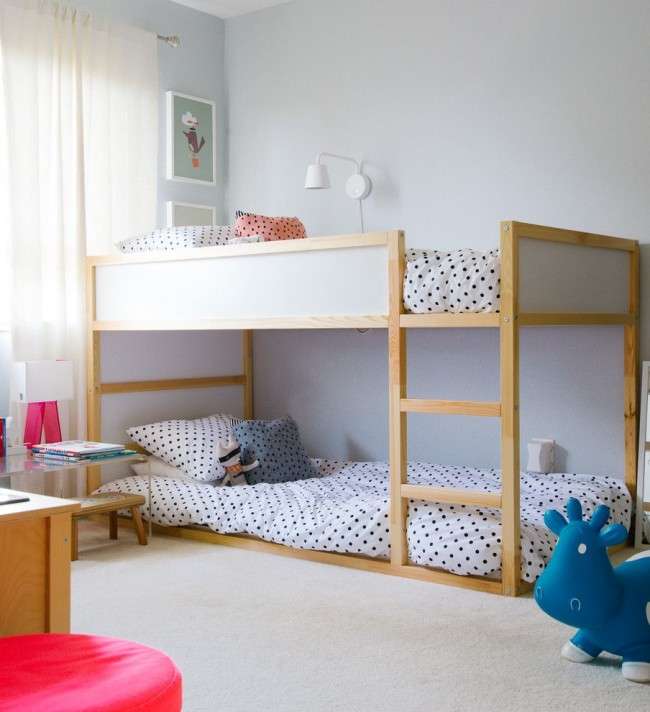 Дитяча двохярусна ліжко: як економити корисний простір для дитини