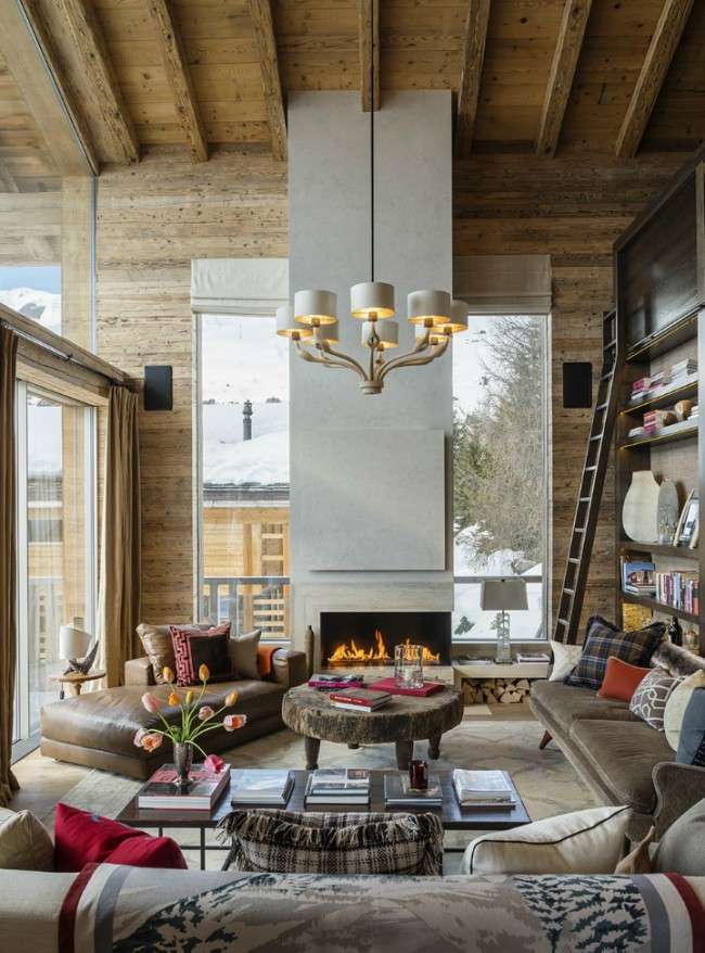 Будинку в стилі шале: 55 кращих втілень естетики Альп в інтерєрі