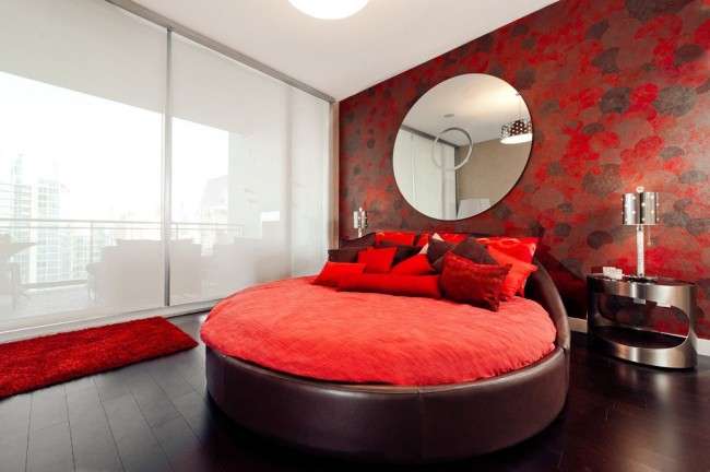 Кругла ліжко в спальні: незвично і дуже практично (фото)