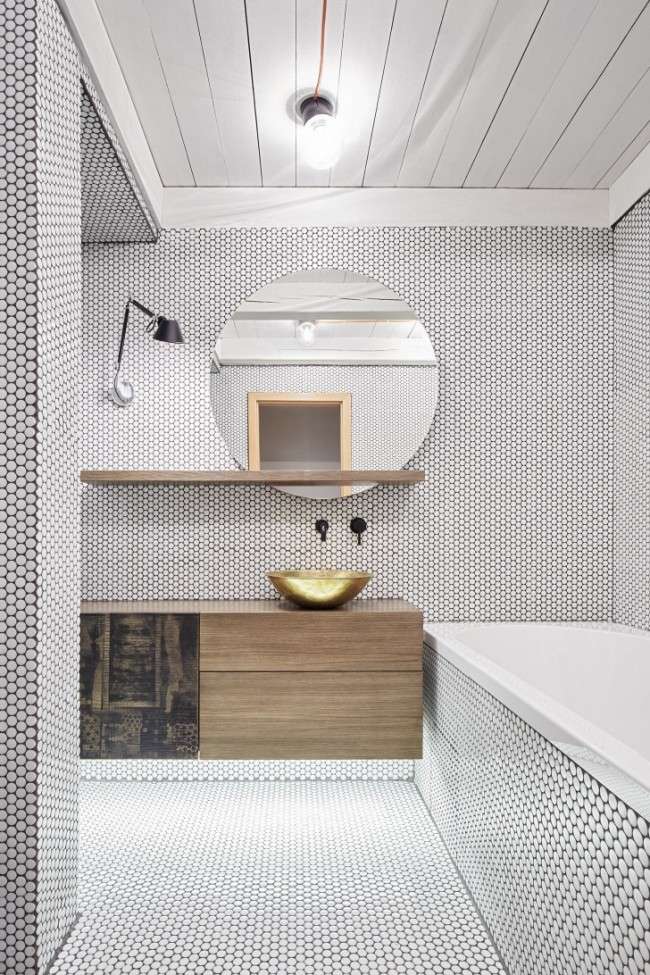 70 Ідей мозаїки у ванну кімнату: коли дизайн інтерєру стає твором мистецтва (фото)
