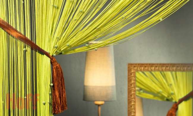 Нитяні штори: 55 альтернативних ідей з серпанком замість традиційних завіс (фото)