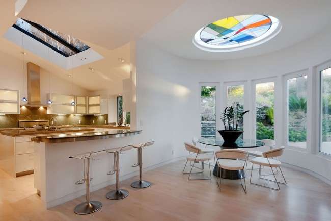 Стелі з гіпсокартону на кухні: важливий аспект в геометрії простору (фото)