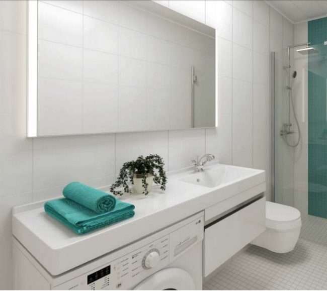 Раковина над пральною машиною: особливості установки і 70 продуманих рішень для функціональної ванної кімнати