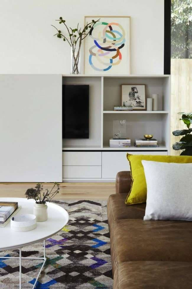 Стінки в зал: огляд сучасної та функціональної меблів для вітальні