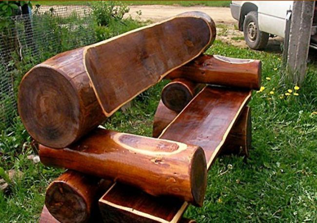 поделки из бревна