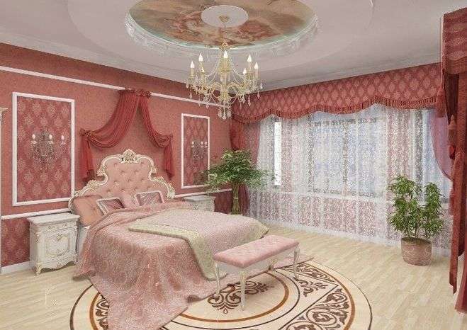 спальня бежевая
