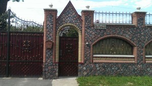 листовое железо, забор