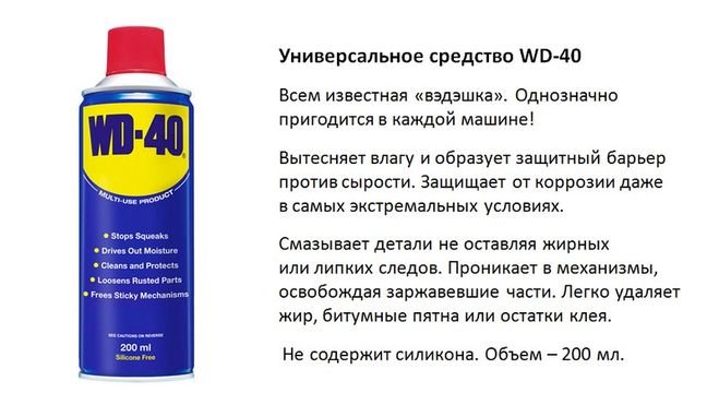 Средство универсальное WD - 40