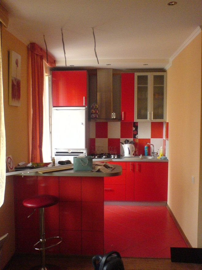 кухня фасад МДФ крашенный